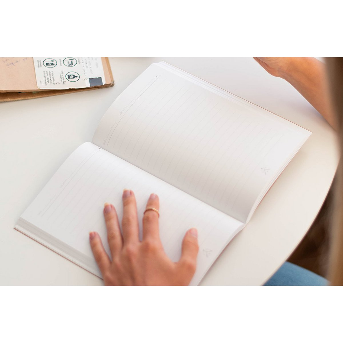 Cahier de voyage Stitch Navy