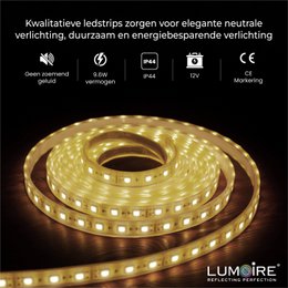 LED-spiegel Lumoire Elysium 80 cm 3x vergrootglas