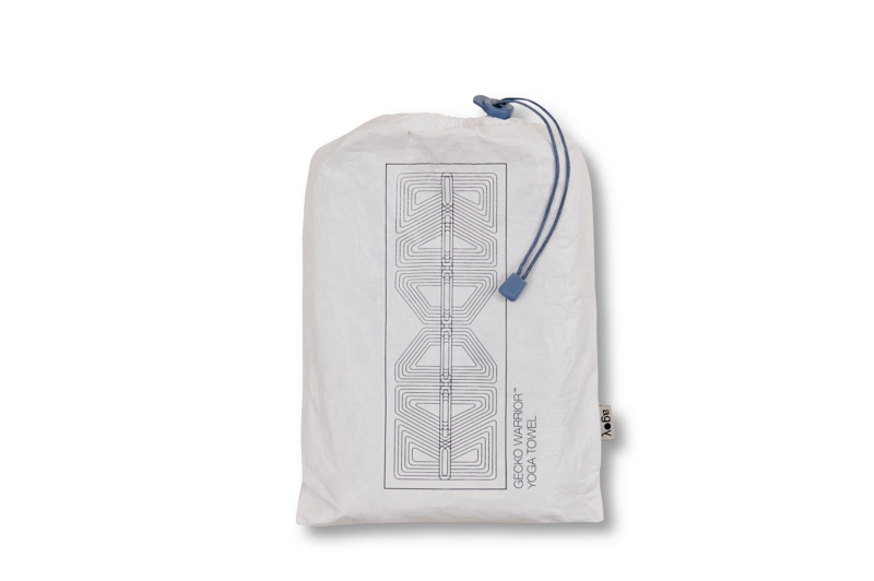 Gecko Warrior Yoga Handtuch - Ozeanblau
