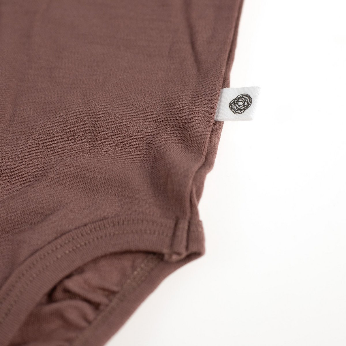 Body en laine manches courtes – Laine Mérinos – Twilight Mauve