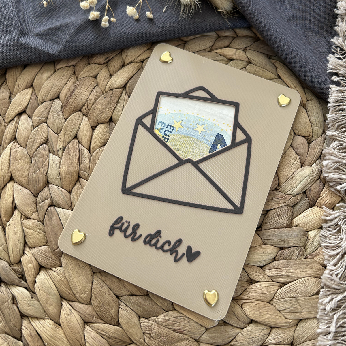 Money gift card - creative packaging for money gifts - financial injection, thank you & gift idea thank you envelope
