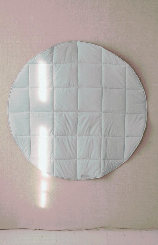 Teepee "Mint Love" con ghirlanda e set tappetino