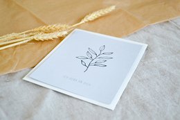 "Thinking of you" postcard