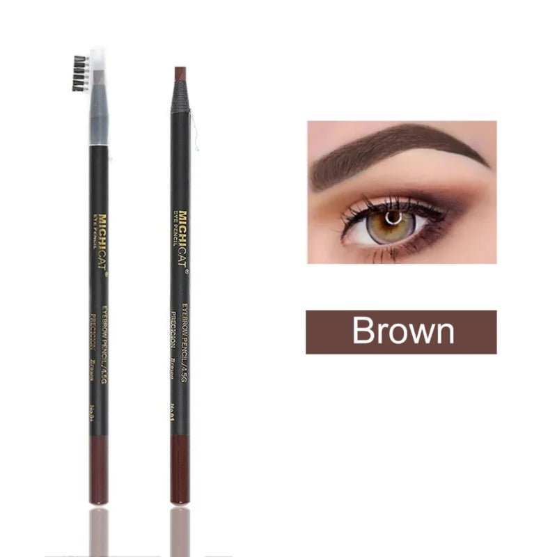 1PC Matita per sopracciglia Impermeabile Microblading Penna per sopracciglia Tinta tatuaggio Sopracciglia Trucco 6 colori Matita per sopracciglia naturale a lunga durata