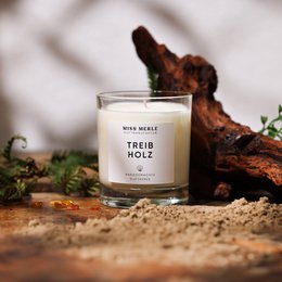 Bougie parfumée TRIBWOOD - chaleureuse et boisée 150g