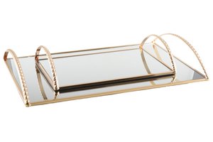 Golden model rectangular tray