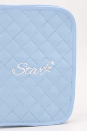Porte-documents matelassé pour bébé, étoile, rose