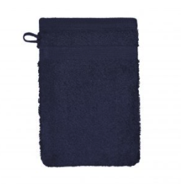 Waschlappen-Set aus 100 % Baumwolle, Marineblau