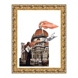 Collager dedikeret til Firenze - Fine Print Analog Collage