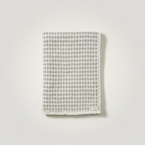 Bath towel | France | Light gray dots | 170x85cm