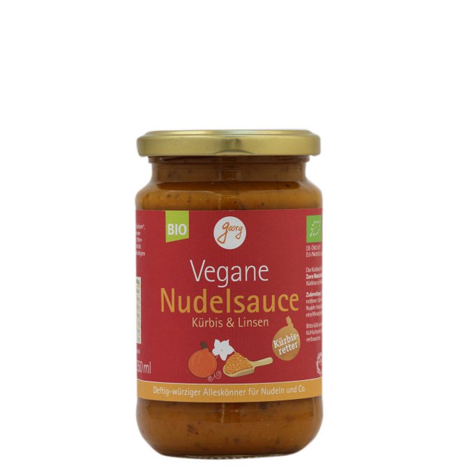 Vegane Nudelsauce mit Linsen Bio vegan