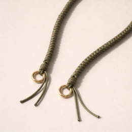 Long phone strap, woven cord lanyard, adjustable neck strap, hands-free phone holder, multiple colors available.