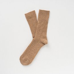KLUE Silk and Wool DUST STAR socks | Beige