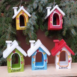 Bird Villa - Feeding House Mountain Hut Mini - "Love Nest"