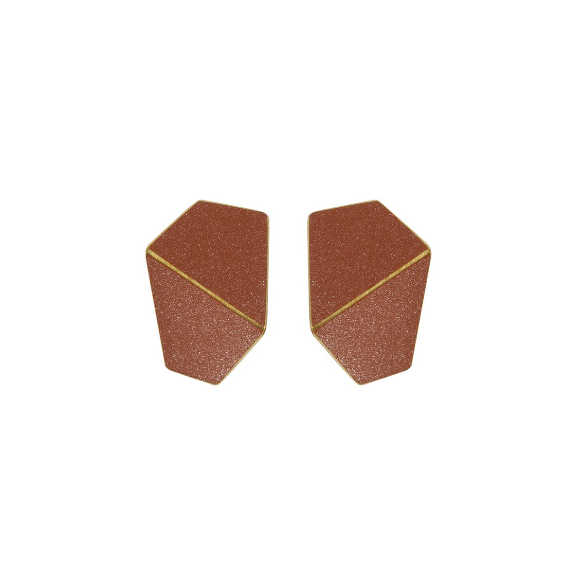 Pendientes Doblados Anchos BRILLANTES