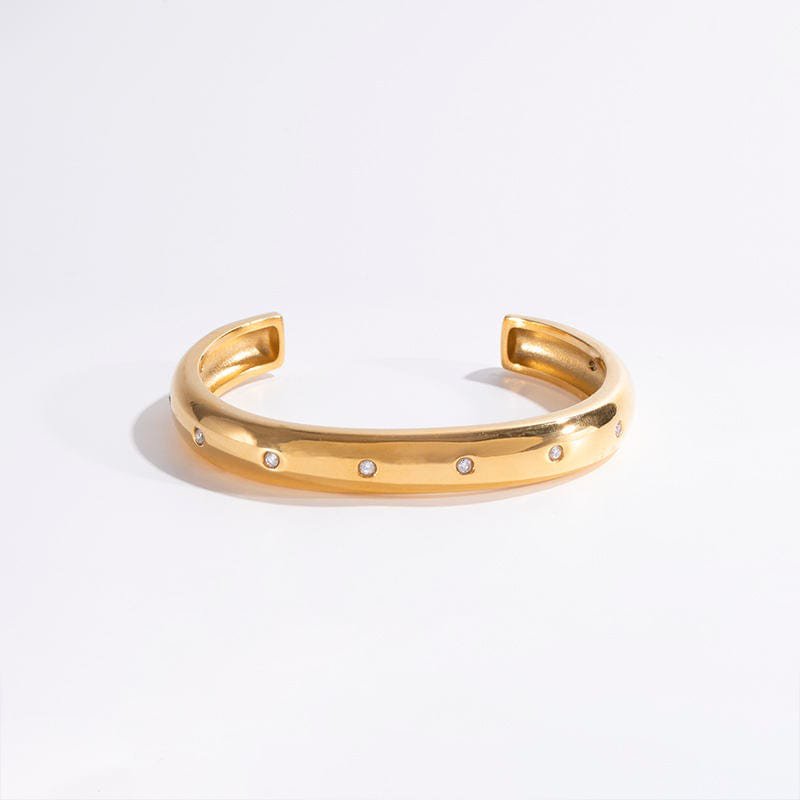 Ann - Bracciale Polsino Con Pietre