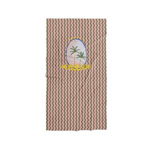 Personalized Palm Trees Chevrons Napkin