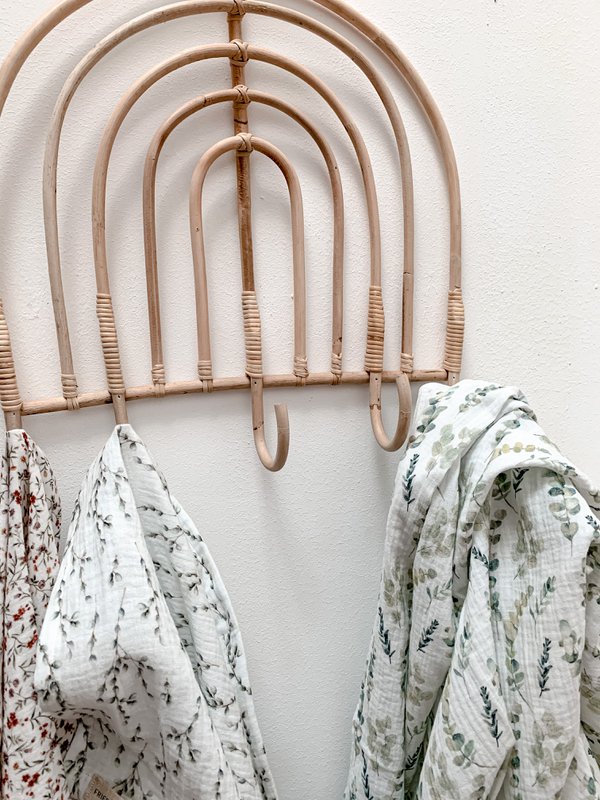Rattan regnbue krogestativ