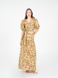 Top cruzado con estampado floral Lysandra