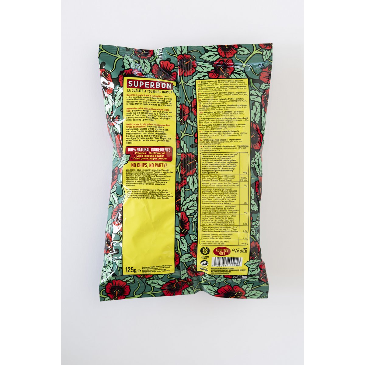 NUEVO - Chips Jalapeño 40g - Superbon