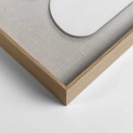 Malarstwo 3D Relief Art White in Balance 70x50