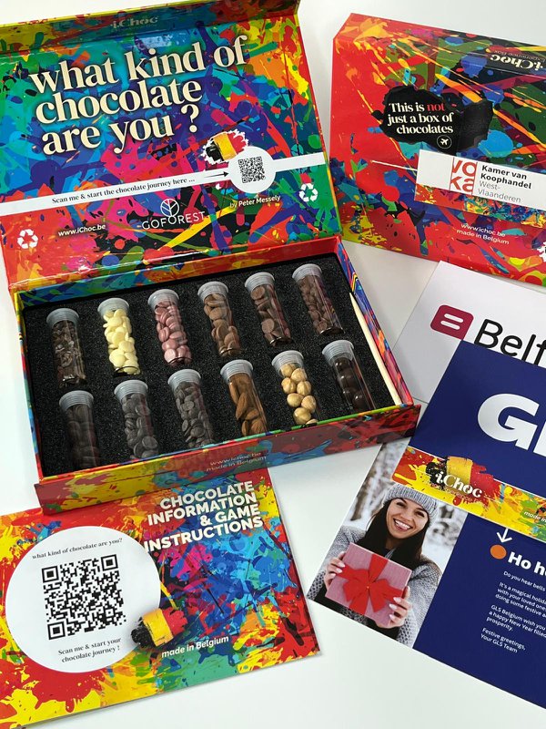 iChoc-Verkostungsspiel, iChoc Experience-Geschenkbox