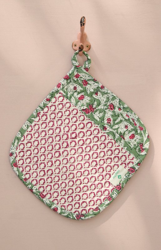 Topflappen | Roza Green 2er-Set