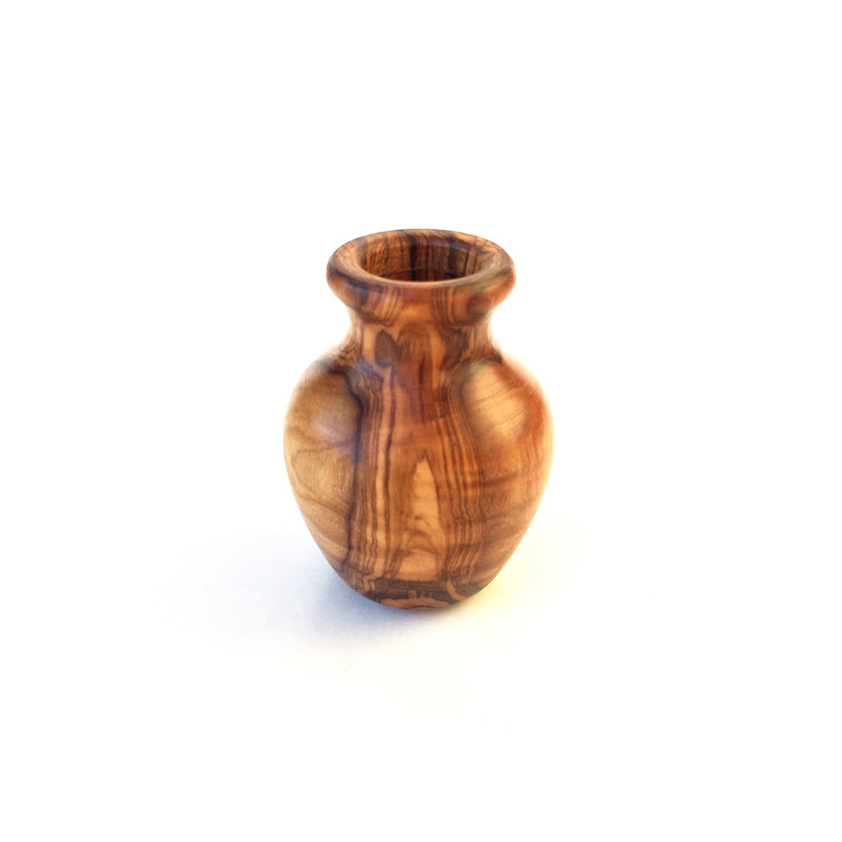 Tandstikkerholder "Vase" Tandstikkedispenser lavet af oliventræ