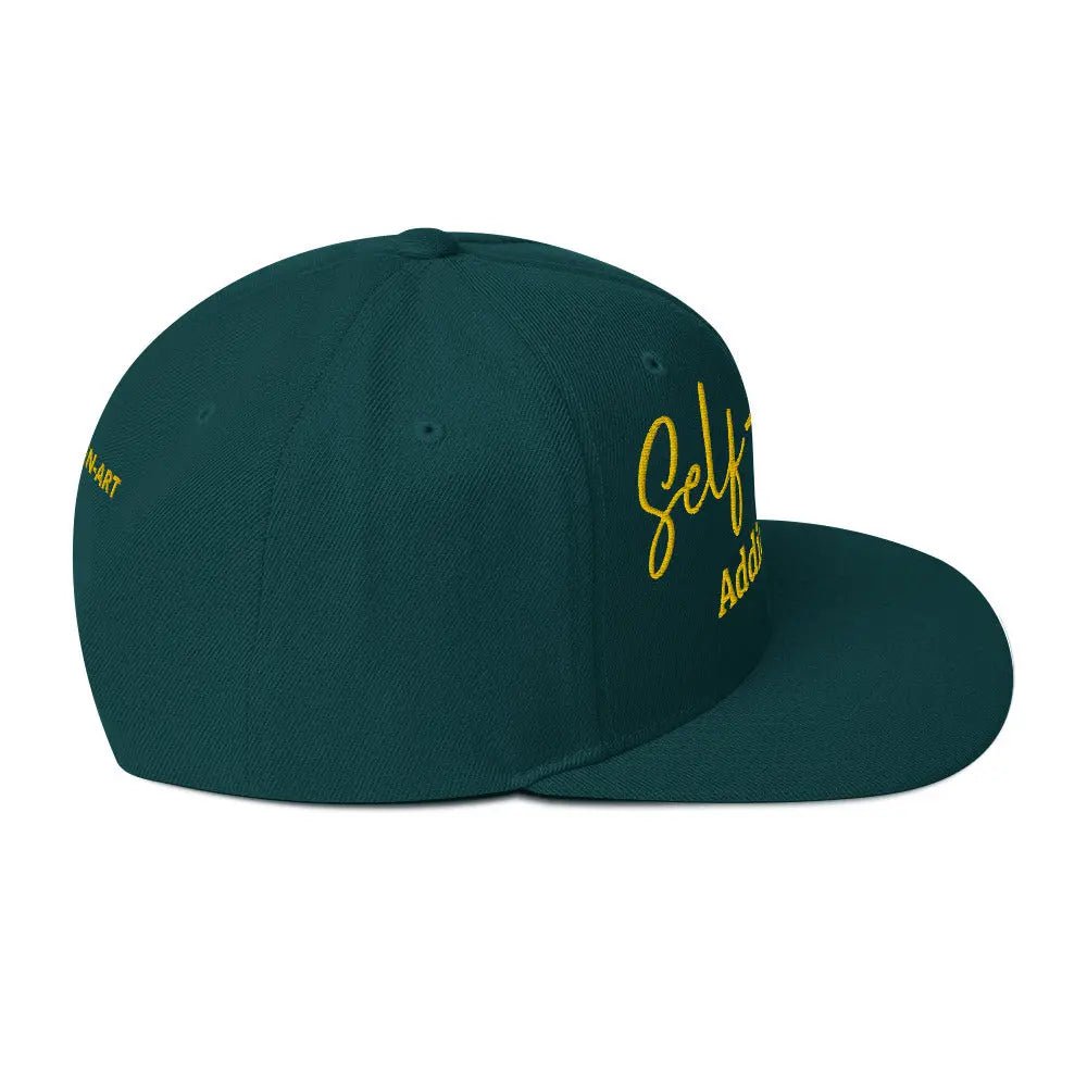 Chapeau Snapback Self Love Addicted avec broderie