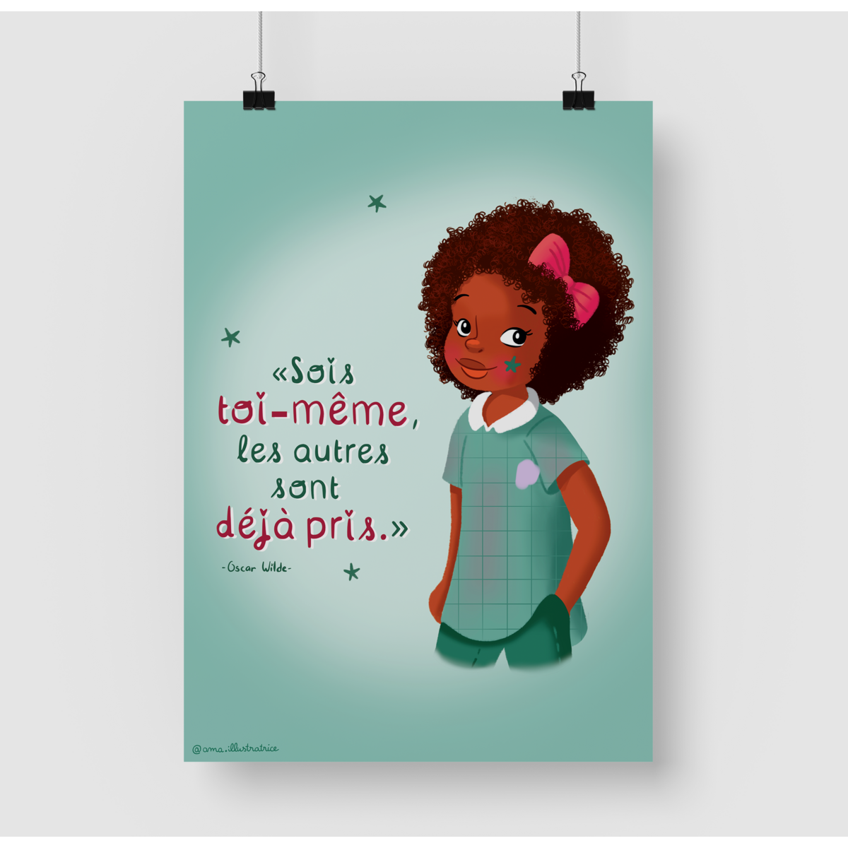 Poster "Sois toi-même"