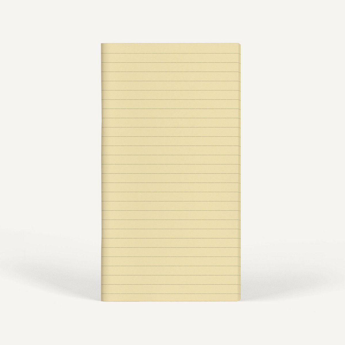 Zero-Waste Notebook RULED — Vanilla Color