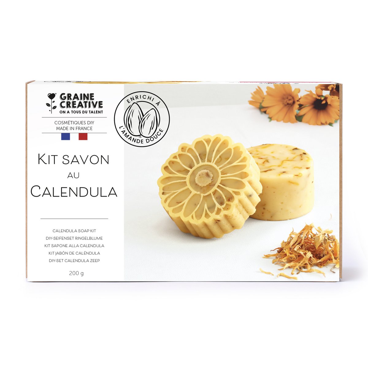 KIT DIY SAVON A L'AMANDE ET CALENDULA