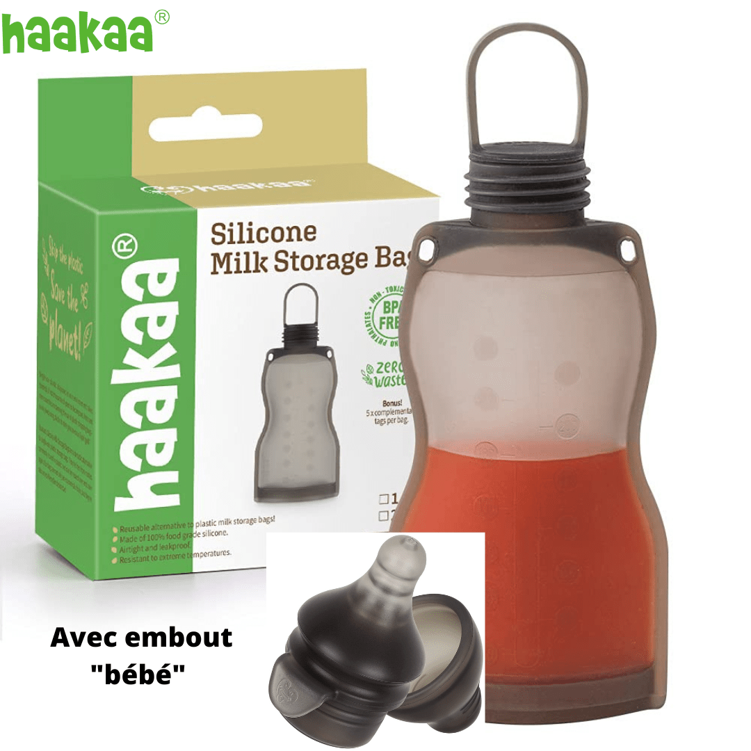 Haakaa Genanvendelig Silikone Opbevaringspose 260ml