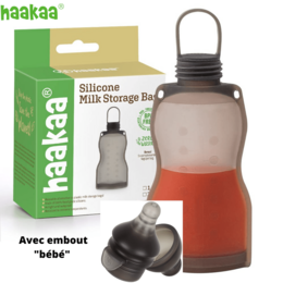 Haakaa Wiederverwendbare Silikon-Aufbewahrungstasche 260ml