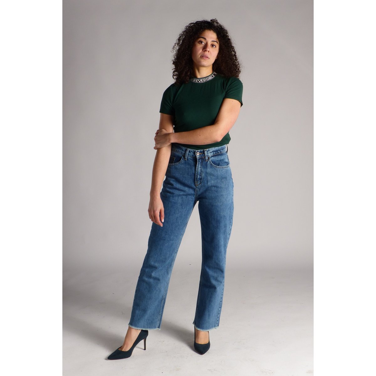 Jean Flare - Taille Haute - jean loose