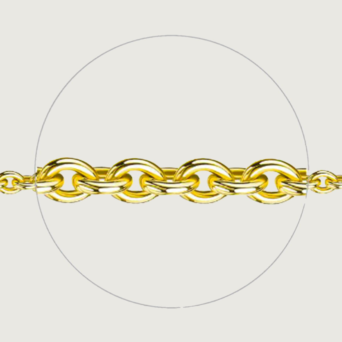 Gewone ketting - GOUD VOORGEPELD