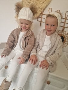 Cordjacke | Beige