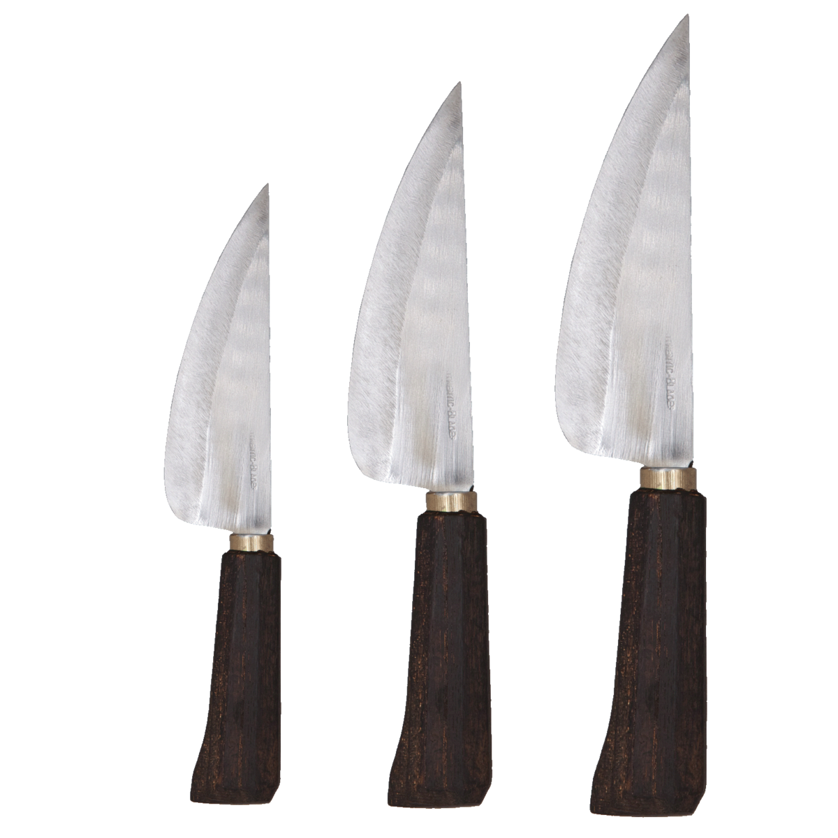 AUTENTIC BLADES VAY, poleret klinge, asiatisk køkkenkniv, klingelængde 16-23 cm