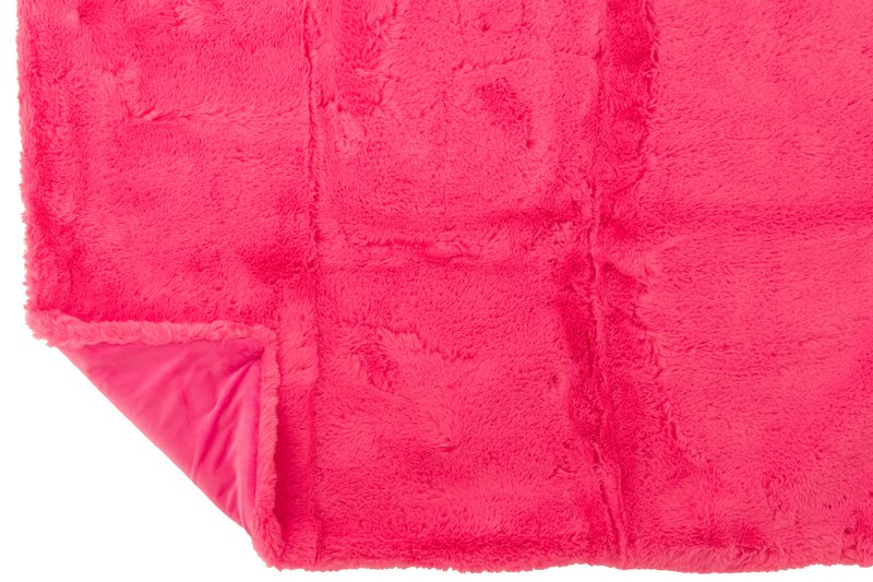 J-Line blanket Cutie - polyester - pink
