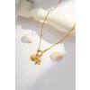 Star SeaShee Steel Halskette und Bohemian Pearl