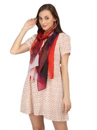 Digital Print Stole of Fine Wool – Fairtrade & Sustainable 7