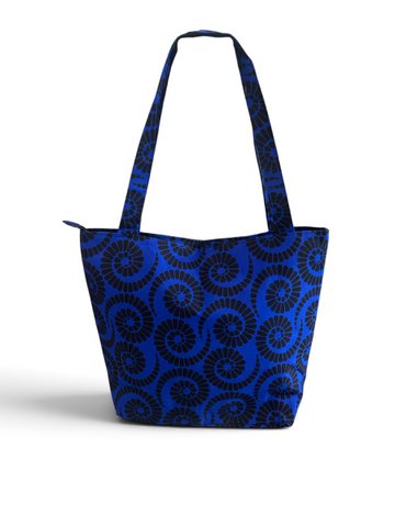 Kitenge - Tote Tas - Blues 