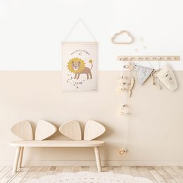 LITTLE LEO déco murale enfant zodiaque signe du lion
