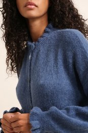 Strickjackenweste aus ALPAKA REF. 8012