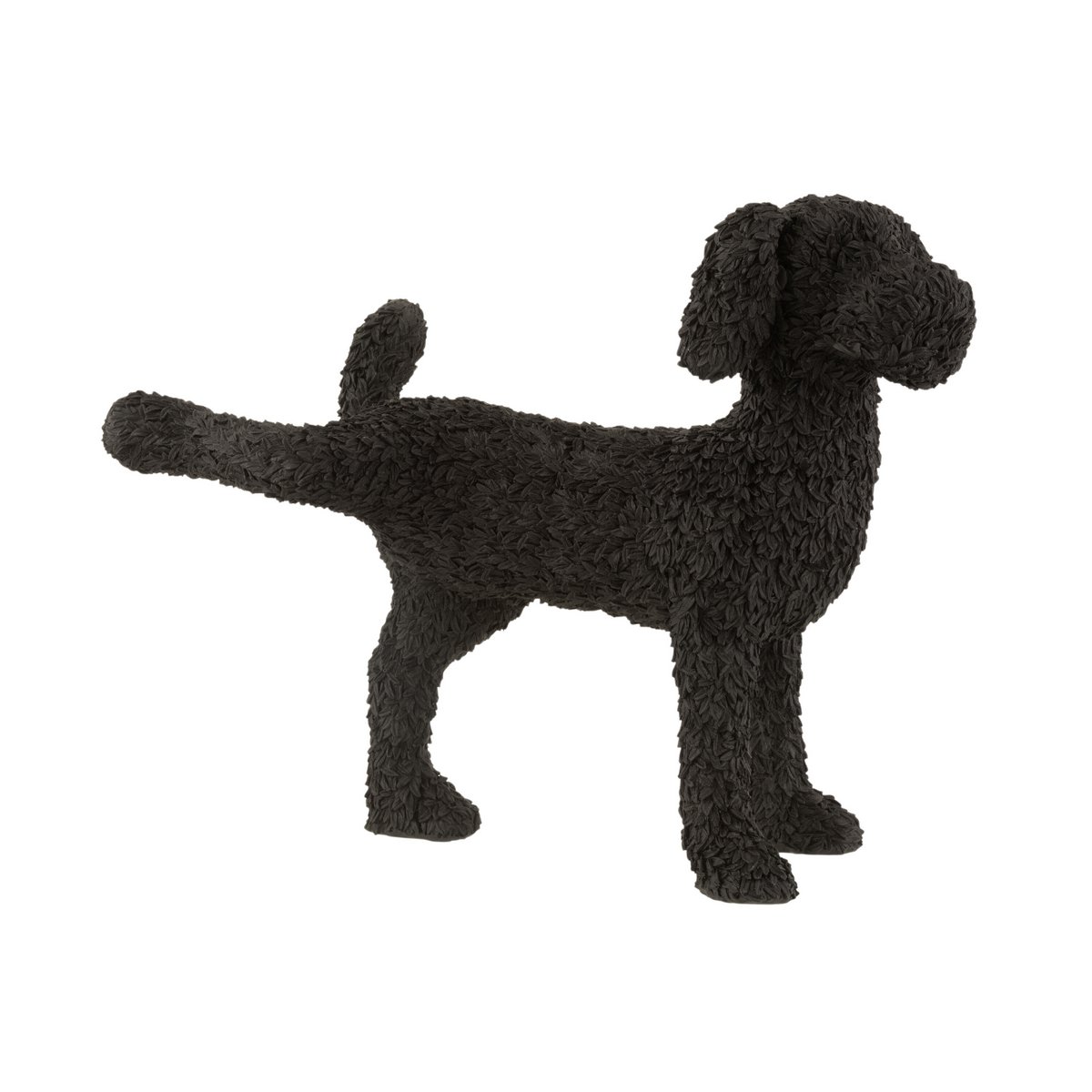 J -Line Decoration Dog Max - Polyresin - Schwarz