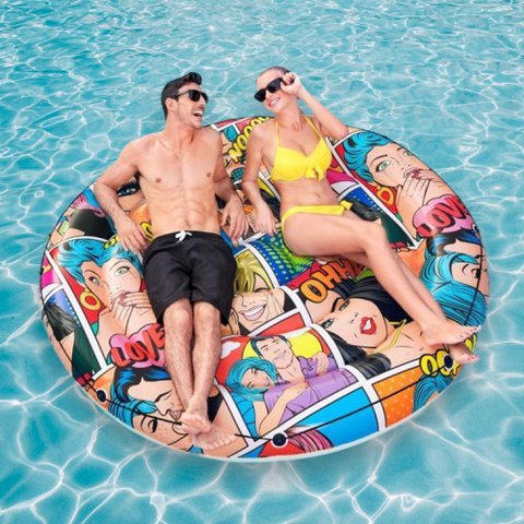 Timmy Toys - Bestway Blow Up Island - 173 cm - 1 Stück