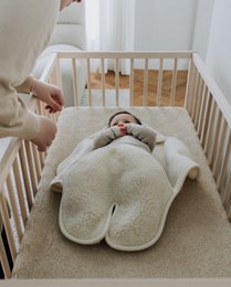 Sábana bajera ajustable para bebé y niño - Lana merino