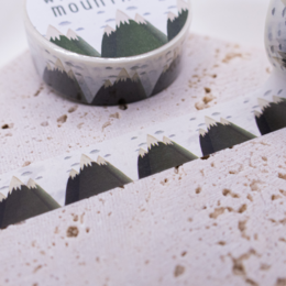Nastro da viaggio Washi Tape Montagne da viaggio Catena montuosa da viaggio - Copia del nastro Washi da montagna