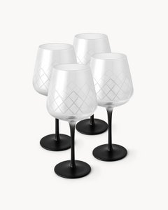 Red wine glasses Crystaluna 4er Set 480 ml