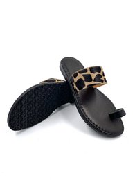Womens Flat Leather Sandals Round Toe Leopard, Greek Summer Sandals for Women Leopard, Sandalmania Womens Flat Sandals From Genuine Leather
